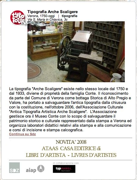 Museo tipografico Conte, Verona — Musei e Monumenti Lago di Garda
