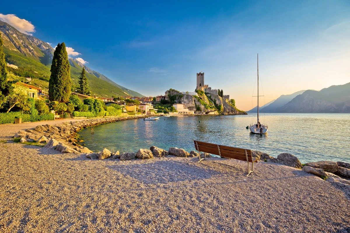 Vista sul Lago di Garda, Nago-Torbole — Punti Panoramici Lago di Garda